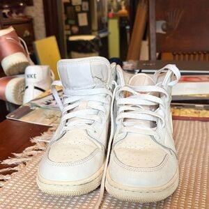 Nike Air Jordan White High-Top Sneakers